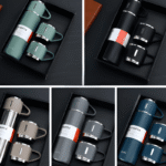 Stainless Steel Vacuum Insulated Flask Set , Coffee Hot & Cold Drink Insulated Cup 500ml