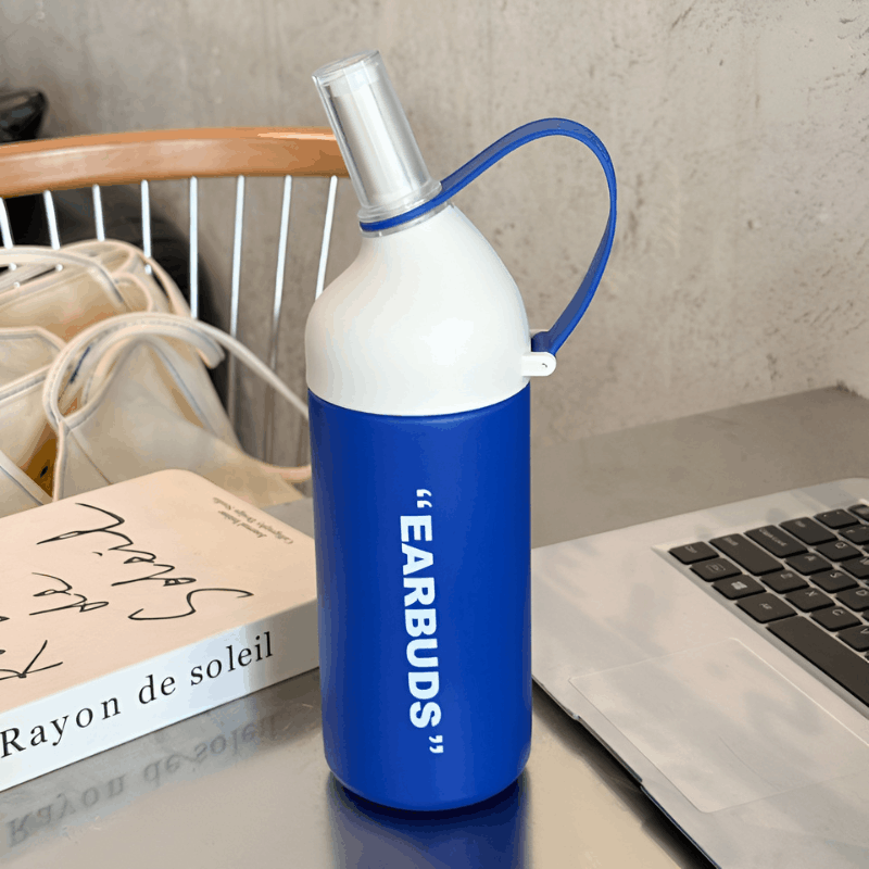 b (6) Fashionable Sports Insulated Straw Cup Anti-Drop Portable Leak-Proof Bottle - Image 1