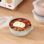 Children's Food Stainless Steel Bowl with Lid Insulated Heat Preservation Bowl Anti-drop - Image 5