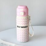 Outdoor portable sports double drinking straw cover car insulation cup - Image 7