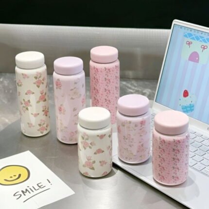 Compact and Portable Thermos Stainless Steel Mini Pocket Flask Simple and High-Looking for Men and Women