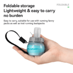 Rock Brothers TPU Soft Foldable & Portable Outdoor Water Bottle - Image 2
