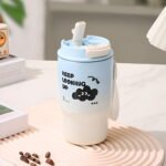 Cloud Late Thermal Stainless Steel Double Drinking System Coffee Mug - Image 5