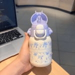 3D Printed Cute Portable Double Drinking System Handle Thermos - Image 5
