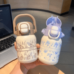 3D Printed Cute Portable Double Drinking System Handle Thermos - Image 2