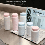 Cute Butterfly Flower Stainless Steel Travel Mug with Tea Infuser - Image 3