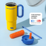Cold Keeping Portable Tumbler with Handle - Image 4