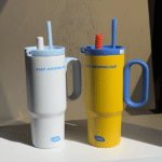 Cold Keeping Portable Tumbler with Handle - Image 2